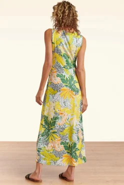 Tasia Tropische Maxi Jurk In Multi