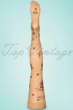 Tattoo Sailor Girl Panty In Neutraal