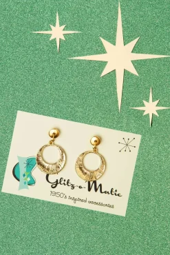 Teeny Kleine Oorringen In Donkergroen