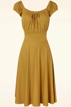 Tessy Swingjurk In Mosterdgeel