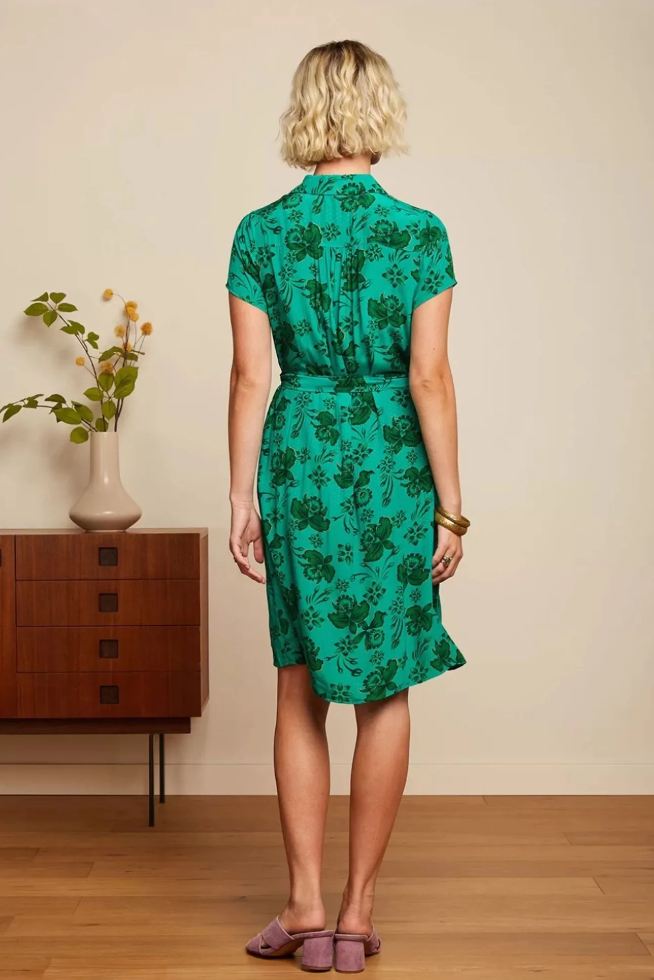 Tex Jurk Coralie In Aqua Groen