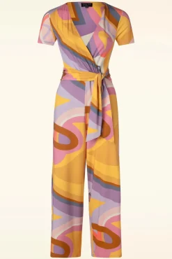 Thalia Jumpsuit In Sixties Lavendel