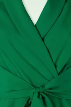 The Emma Swing Jurk In Smaragdgroen