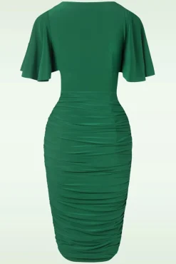 The Eugenie Vlinderpenciljurk In Groen