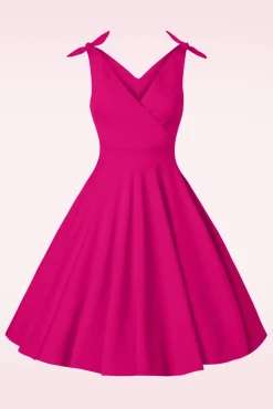 The Harper Swing Jurk In Telemagenta Roze