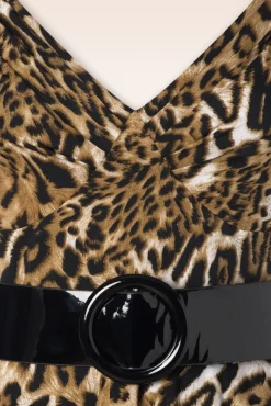 The Marilyn Swing Jurk In Luipaard