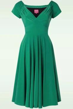 The Marilyn Swing Jurk In Seafoam Groen