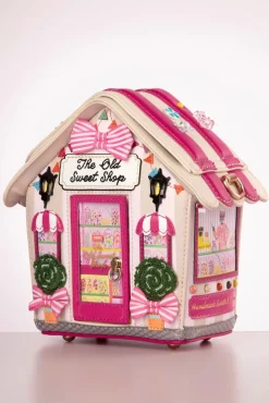 The Old Sweet Shop House Handtas In Roze