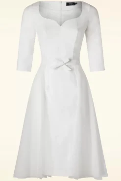 The Patrizia Pencil Jurk In Wit