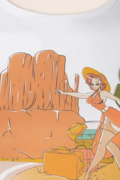 The Traveler Tee In Wit