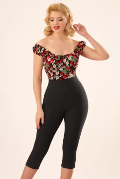 Tina Capribroek In Zwart