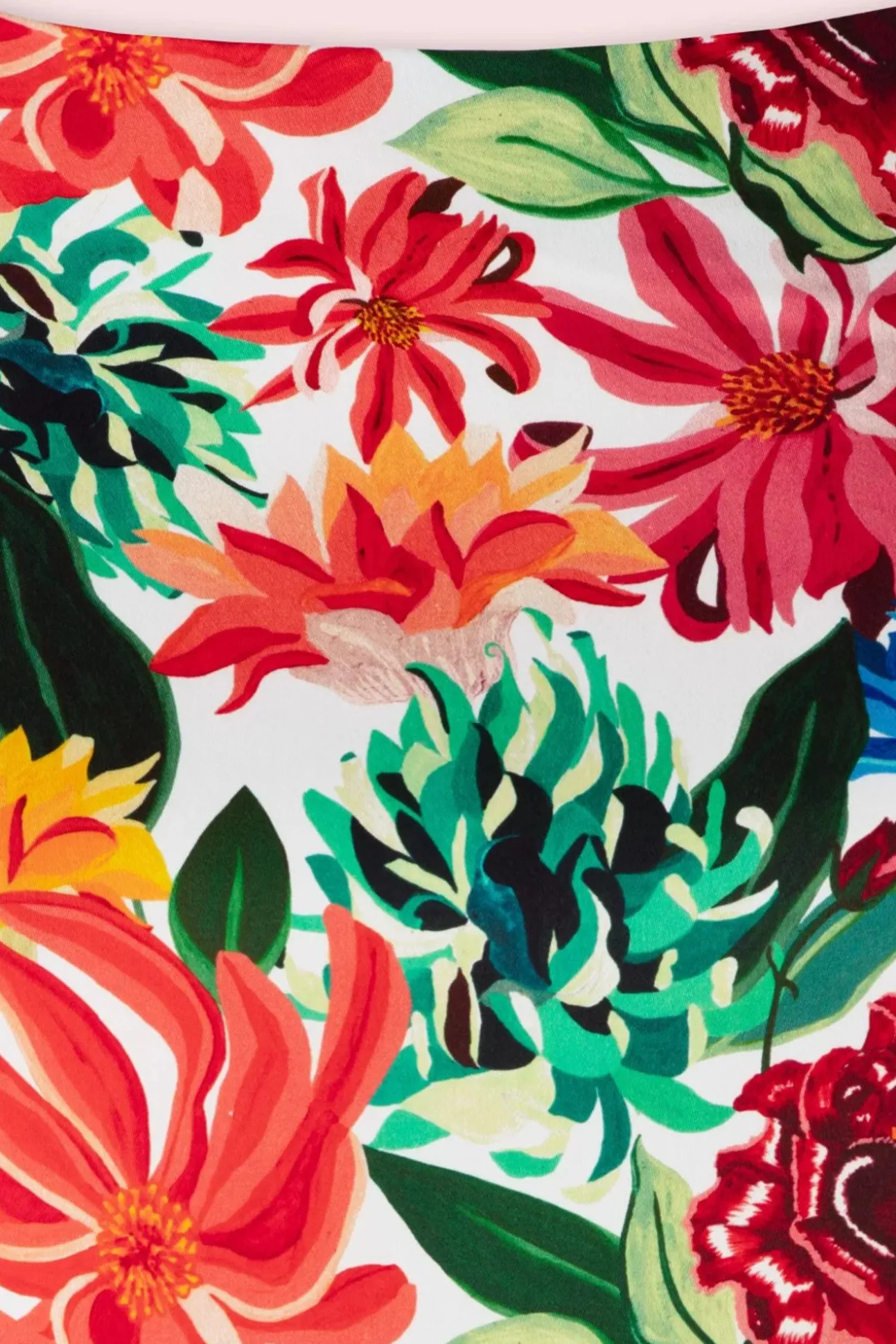 Topvintage Exclusive ~ Adriana Floral Swing Jurk Met Korte Mouwen In Multi