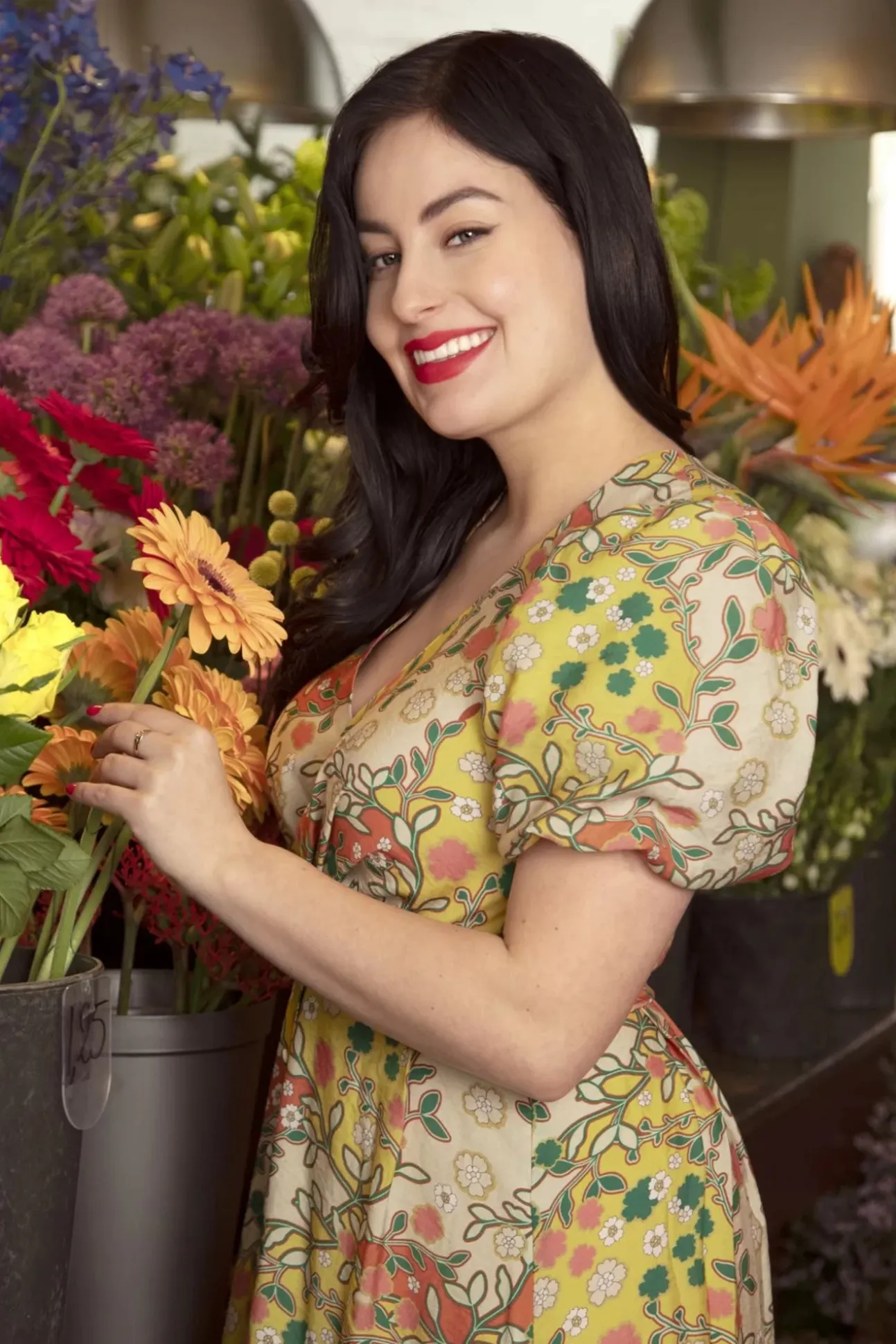 Topvintage Exclusive ~ Phoebe Maxi Jurk In Multi