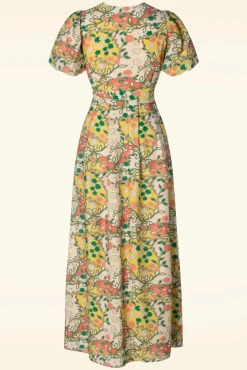 Topvintage Exclusive ~ Phoebe Maxi Jurk In Multi