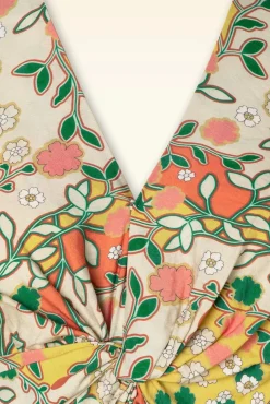 Topvintage Exclusive ~ Phoebe Maxi Jurk In Multi