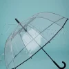 Transparante Koepelparaplu In Zwart