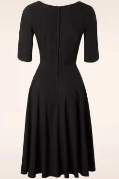 Trixie Doll Swing Jurk In Zwart
