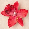 Tropical Vibes Haarbloemclip In Rood