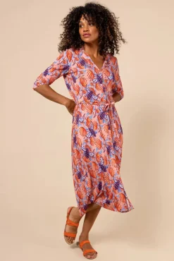 Tulsa Jurk In Bee And Orchid