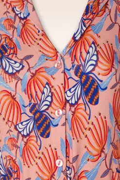 Tulsa Jurk In Bee And Orchid