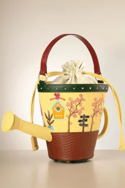 Vendula Garden Centre Watering Can Handtas In Geel