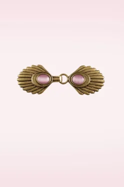 Venus Vest Clips In Goud En Poederroze