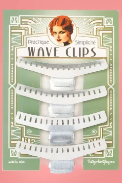 Vintage Haarstyling: Praktische Wave Clips