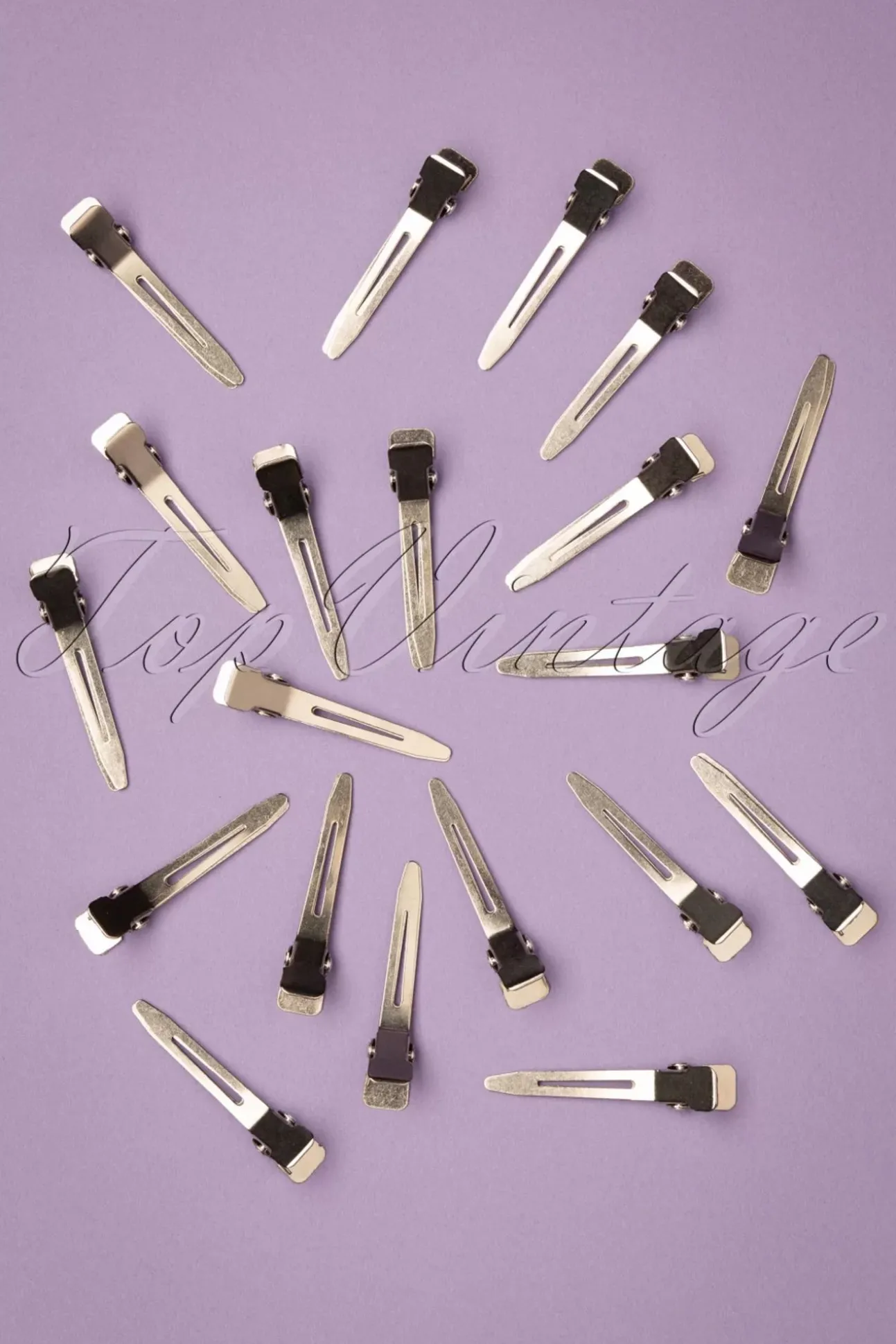 Vintage Haarstyling: Starlett Single Prong Pin Curl Clips