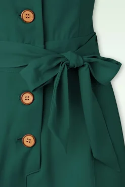 Viola Playsuit In Donker Groen