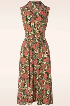 Violante Jurk Ryder In Langoustine Oranje