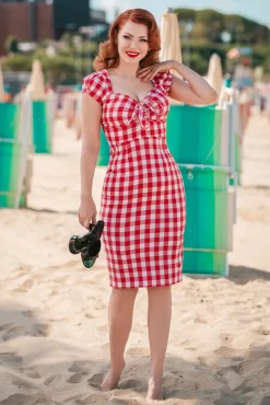 Virginia Penciljurk In Rood En Wit Gingham