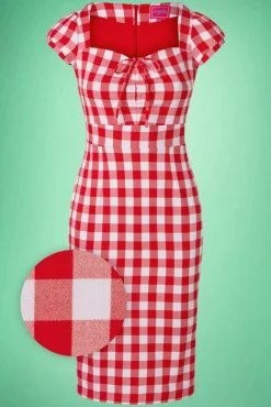 Virginia Penciljurk In Rood En Wit Gingham