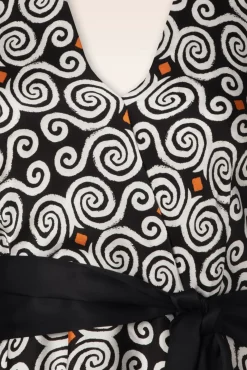 Willow Maxi Jurk In Zwart