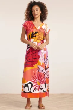 Winona Maxi Jurk In Oranje