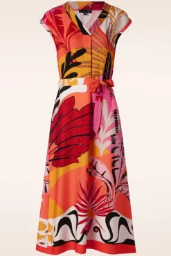 Winona Maxi Jurk In Oranje