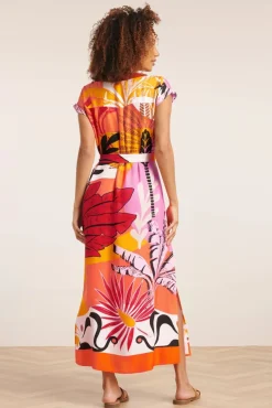 Winona Maxi Jurk In Oranje