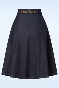 Workwear Spijkerrok In Donkerblauw